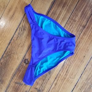 Blue bikini bottoms